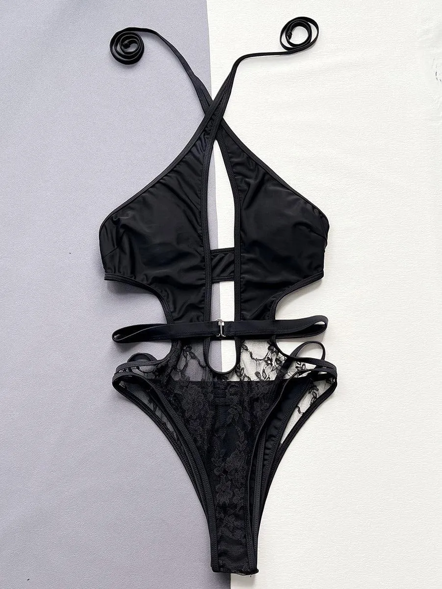 GFIT® V Neckline One Piece Swimsuit