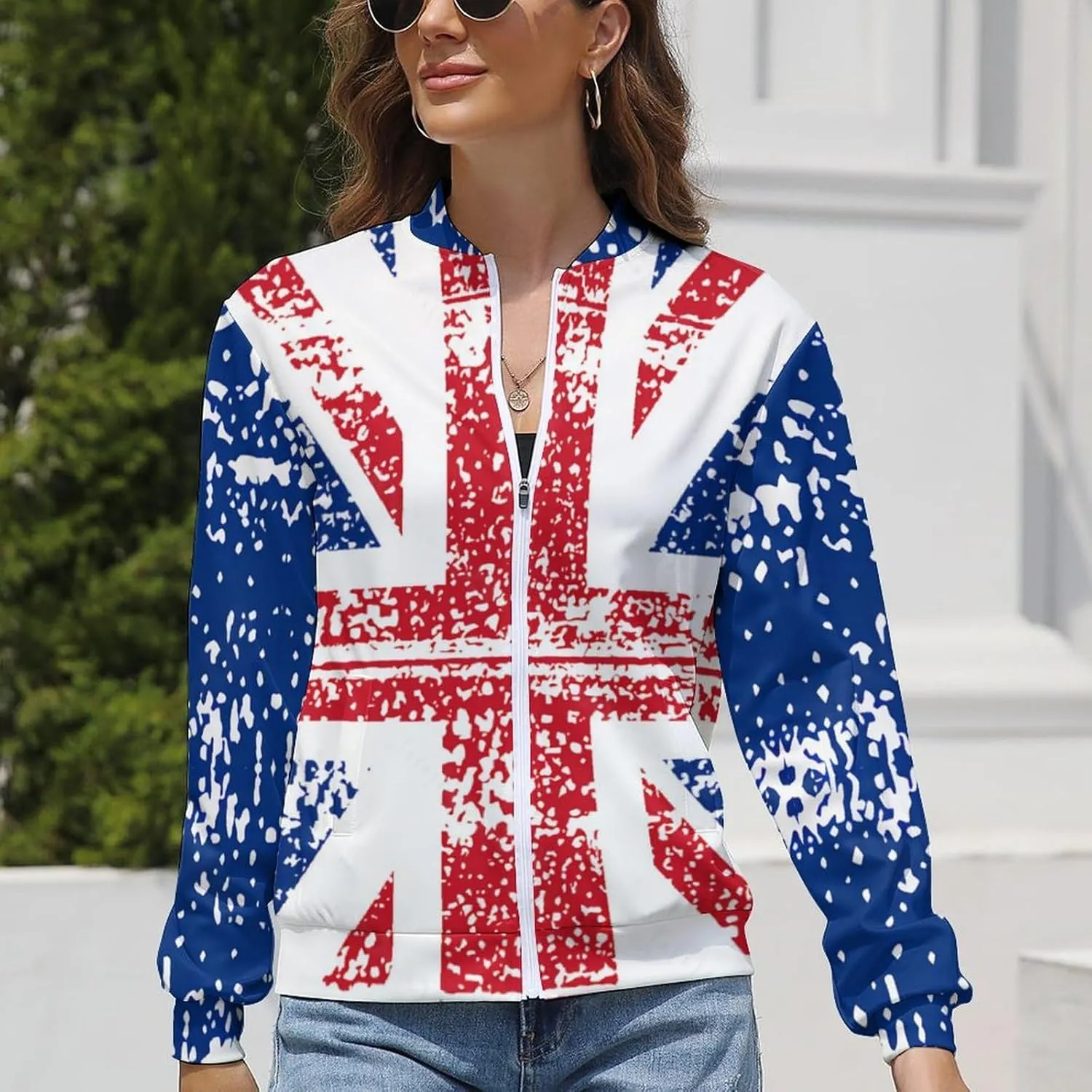 Haiti Flag Womens Zip Up Hoodies Cute Jackets Oversized Sweatshirts Fall Outfits Winter Clothes