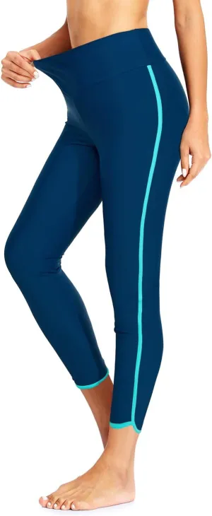 Holipick High Waisted Swim Pants for Women - Swimming Leggings Swimsuit UPF 50  Rash Guard