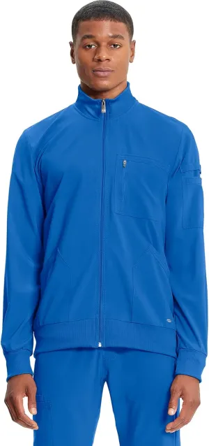 Infinity Cherokee Men's Zipper Warm-Up Jacket with Side Panels and Collar Cuffs CK305A