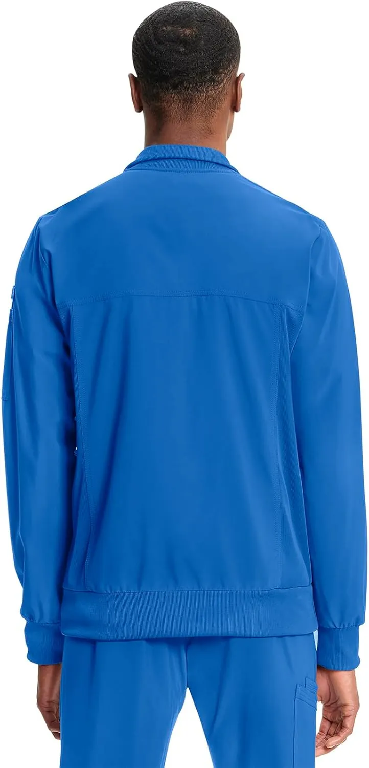 Infinity Cherokee Men's Zipper Warm-Up Jacket with Side Panels and Collar Cuffs CK305A