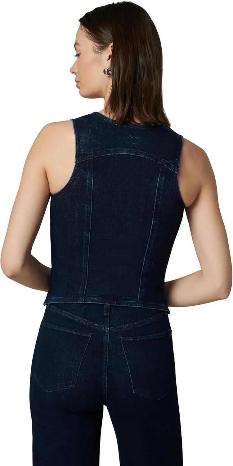 Joe's womens The Denim Waistcoat Sleeveless Vest