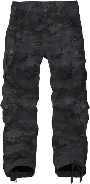 KOCTHOMY Mens Fleece Lined Hiking Pants,Winter Outdoor Thermal Casual Work Cargo Pants with Multi Pockets, No Belt.