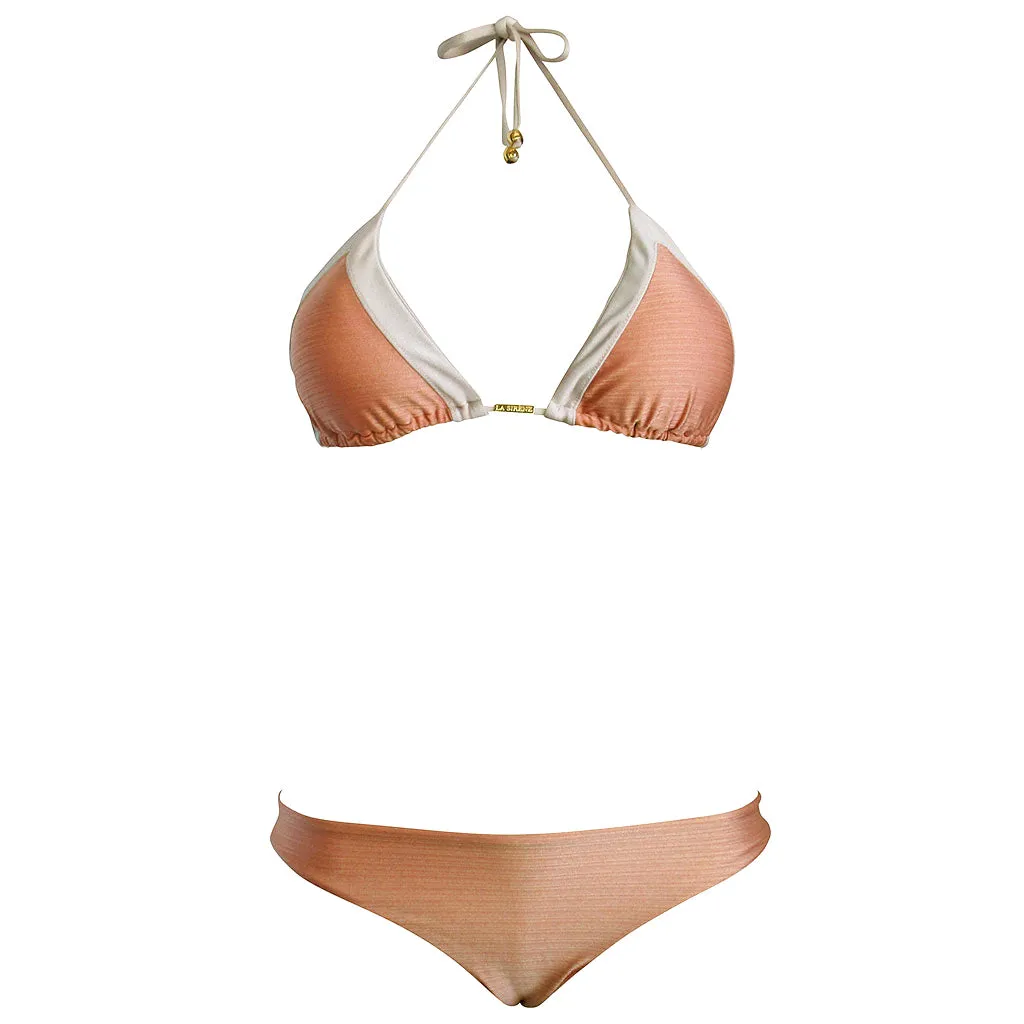 La Sirene Manu Color Block Triangle Bikini