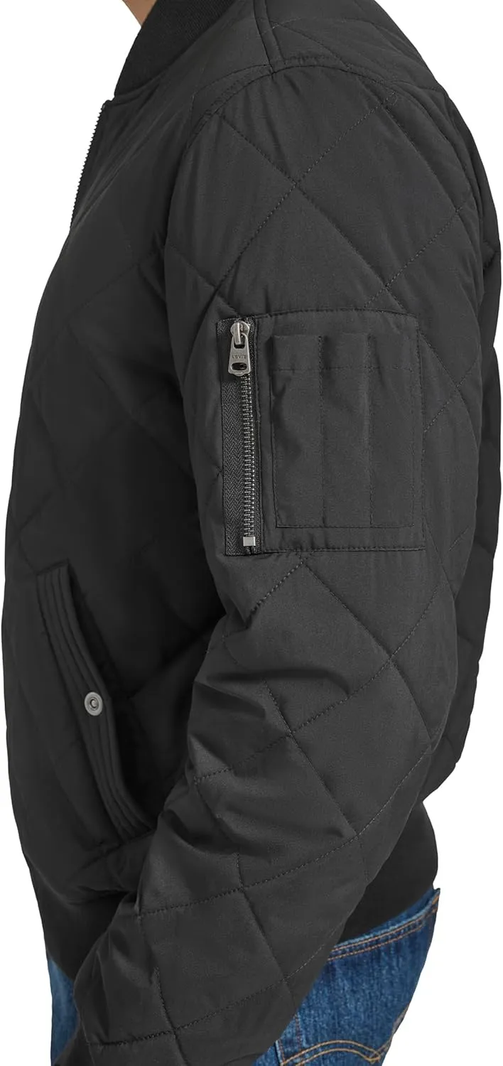 Levi's Men's Diamond Quilted Bomber Jacket