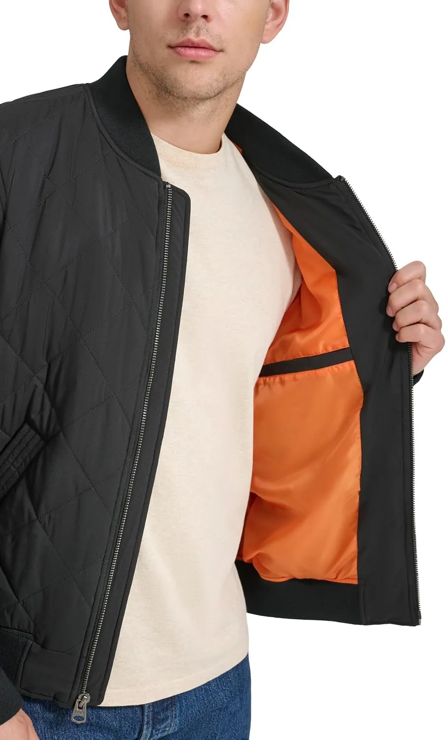 Levi's Men's Diamond Quilted Bomber Jacket