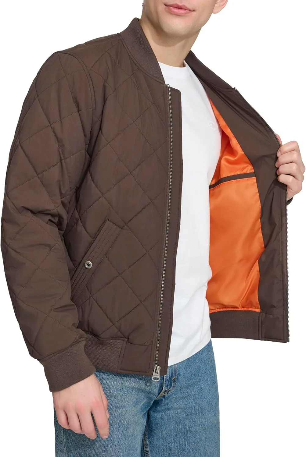 Levi's Men's Diamond Quilted Bomber Jacket