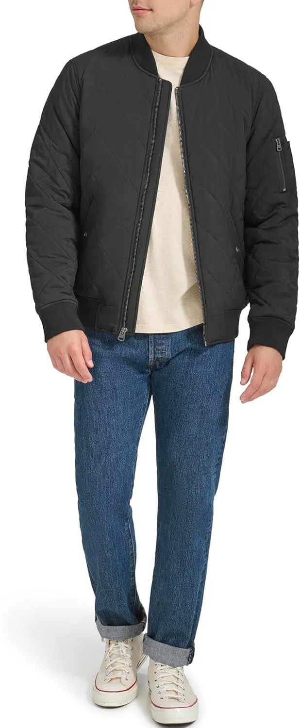 Levi's Men's Diamond Quilted Bomber Jacket