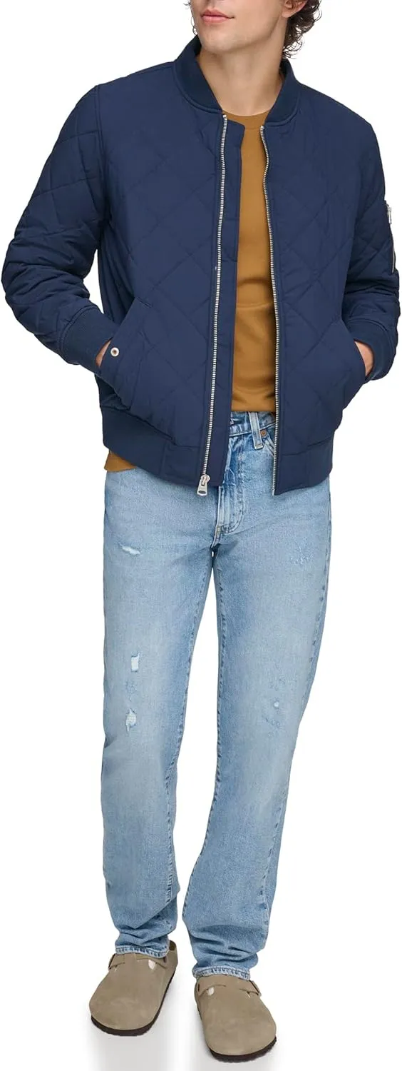 Levi's Men's Diamond Quilted Bomber Jacket