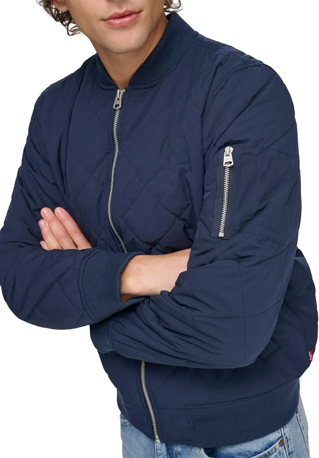 Levi's Men's Diamond Quilted Bomber Jacket