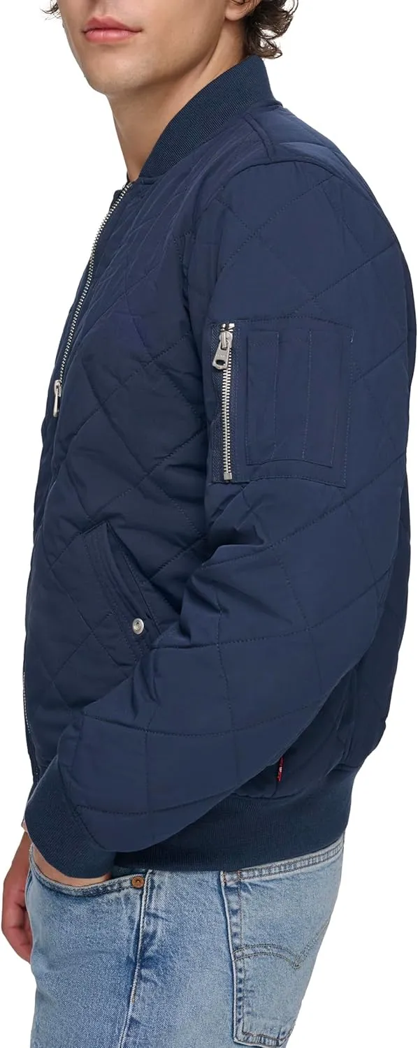 Levi's Men's Diamond Quilted Bomber Jacket