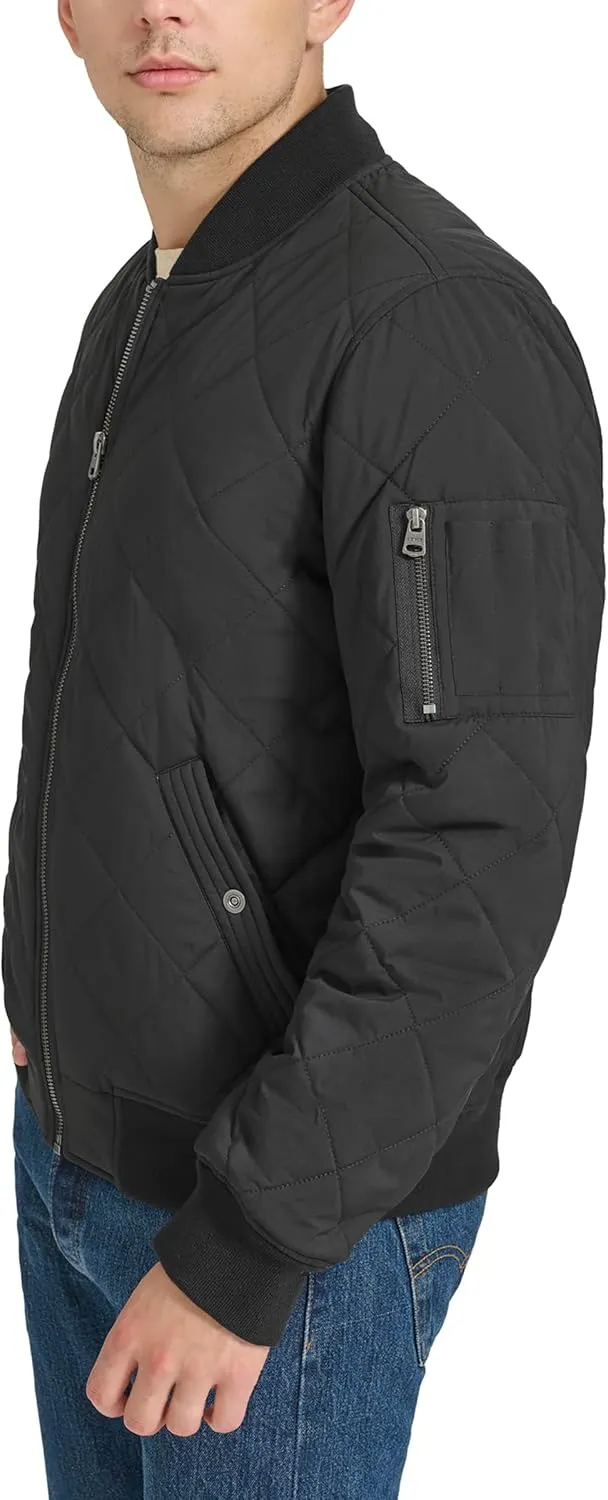 Levi's Men's Diamond Quilted Bomber Jacket