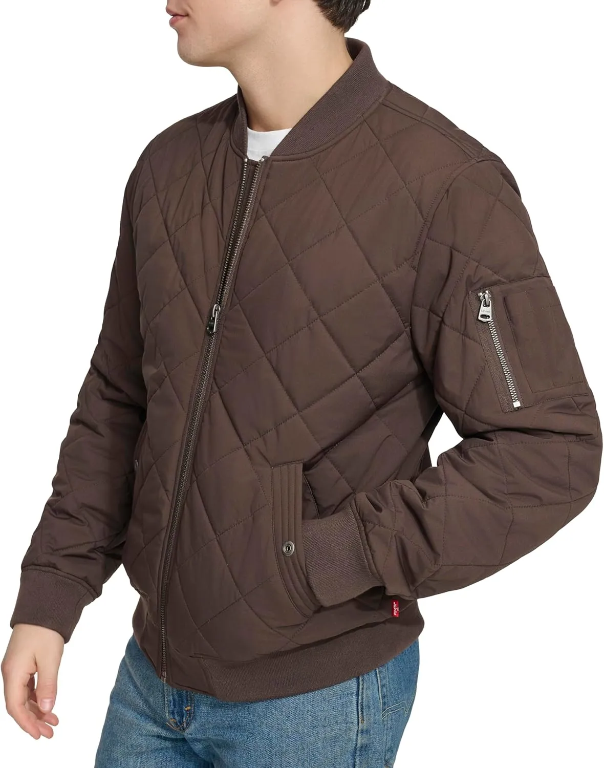 Levi's Men's Diamond Quilted Bomber Jacket