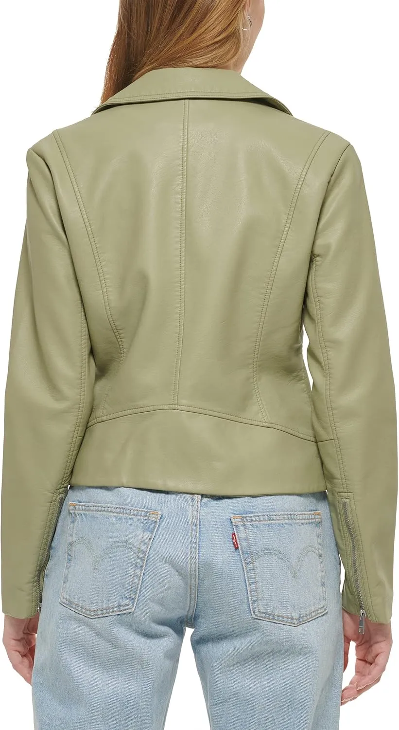 Levi's Women's Vegan Leather 538 Moto Jacket (Regular & Plus Size)