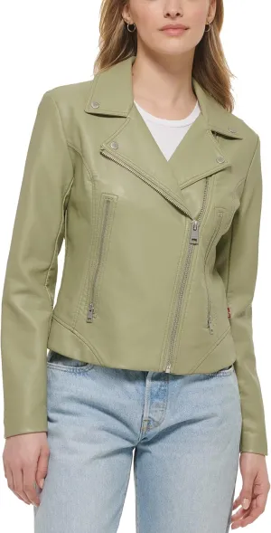 Levi's Women's Vegan Leather 538 Moto Jacket (Regular & Plus Size)