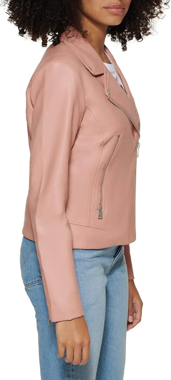 Levi's Women's Vegan Leather 538 Moto Jacket (Regular & Plus Size)