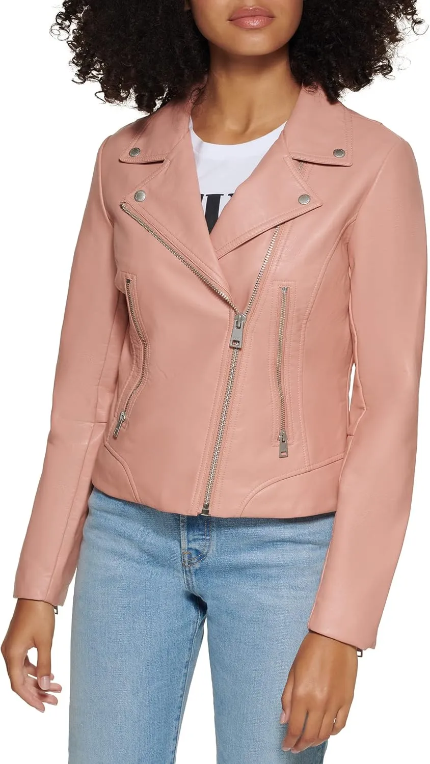 Levi's Women's Vegan Leather 538 Moto Jacket (Regular & Plus Size)