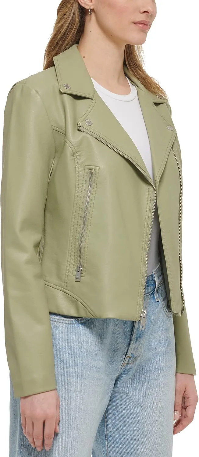 Levi's Women's Vegan Leather 538 Moto Jacket (Regular & Plus Size)