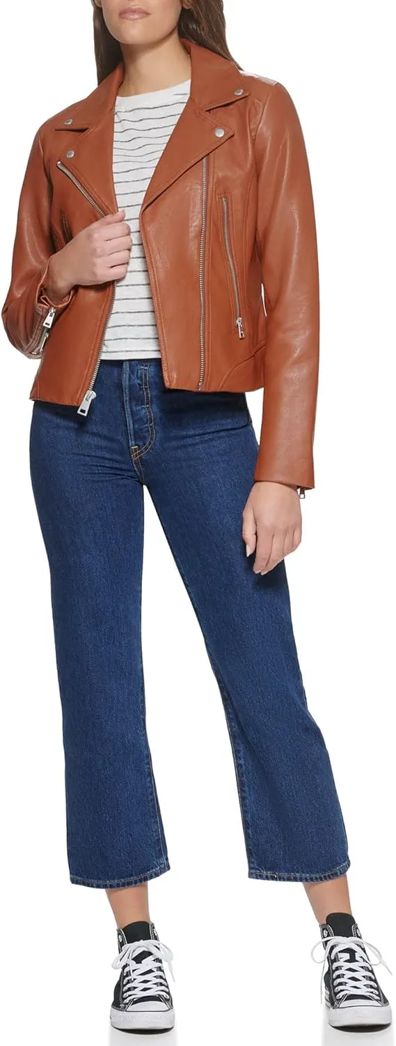 Levi's Women's Vegan Leather 538 Moto Jacket (Regular & Plus Size)