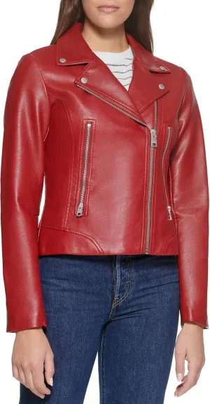 Levi's Women's Vegan Leather 538 Moto Jacket (Regular & Plus Size)
