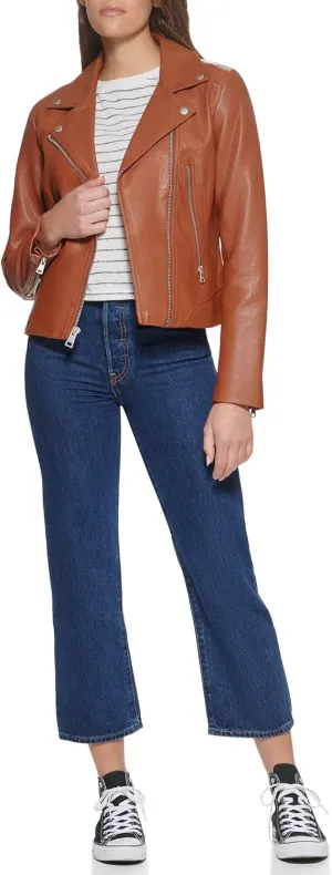 Levi's Women's Vegan Leather 538 Moto Jacket (Regular & Plus Size)
