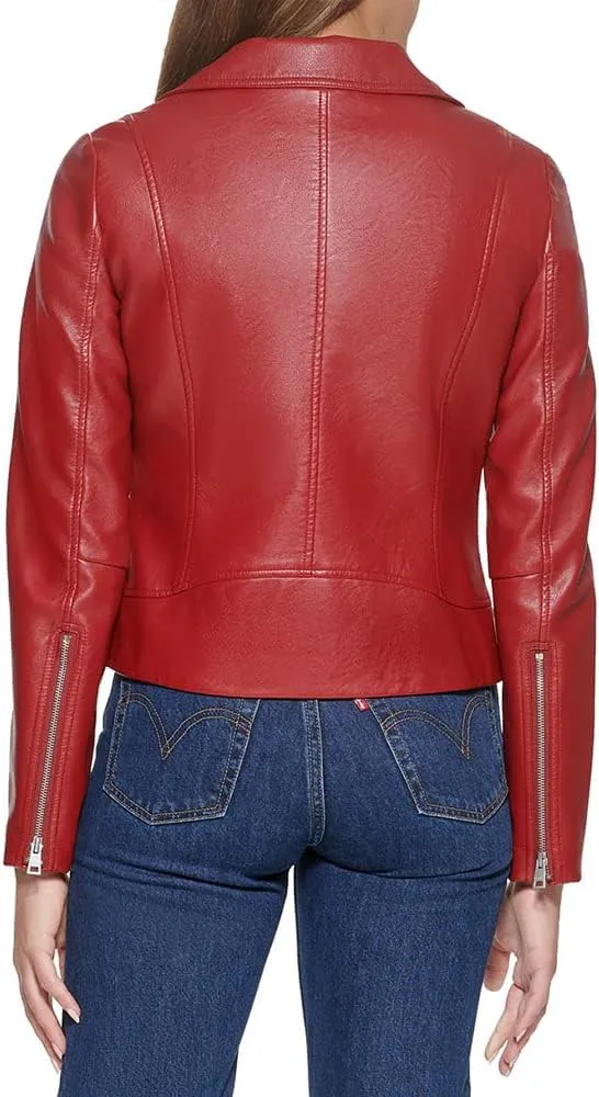 Levi's Women's Vegan Leather 538 Moto Jacket (Regular & Plus Size)