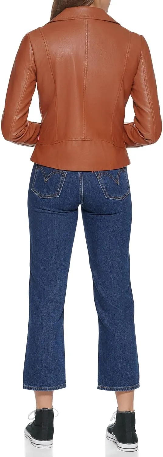 Levi's Women's Vegan Leather 538 Moto Jacket (Regular & Plus Size)