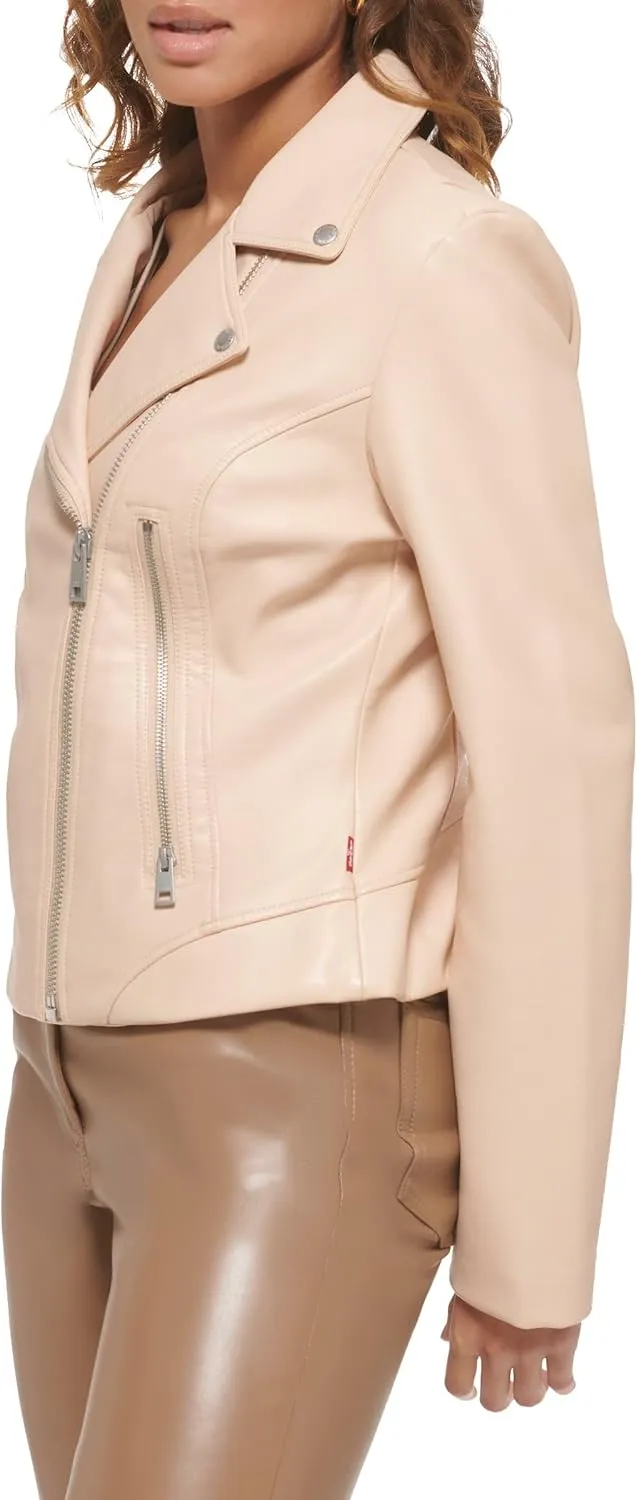 Levi's Women's Vegan Leather 538 Moto Jacket (Regular & Plus Size)