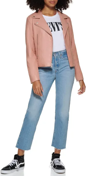 Levi's Women's Vegan Leather 538 Moto Jacket (Regular & Plus Size)
