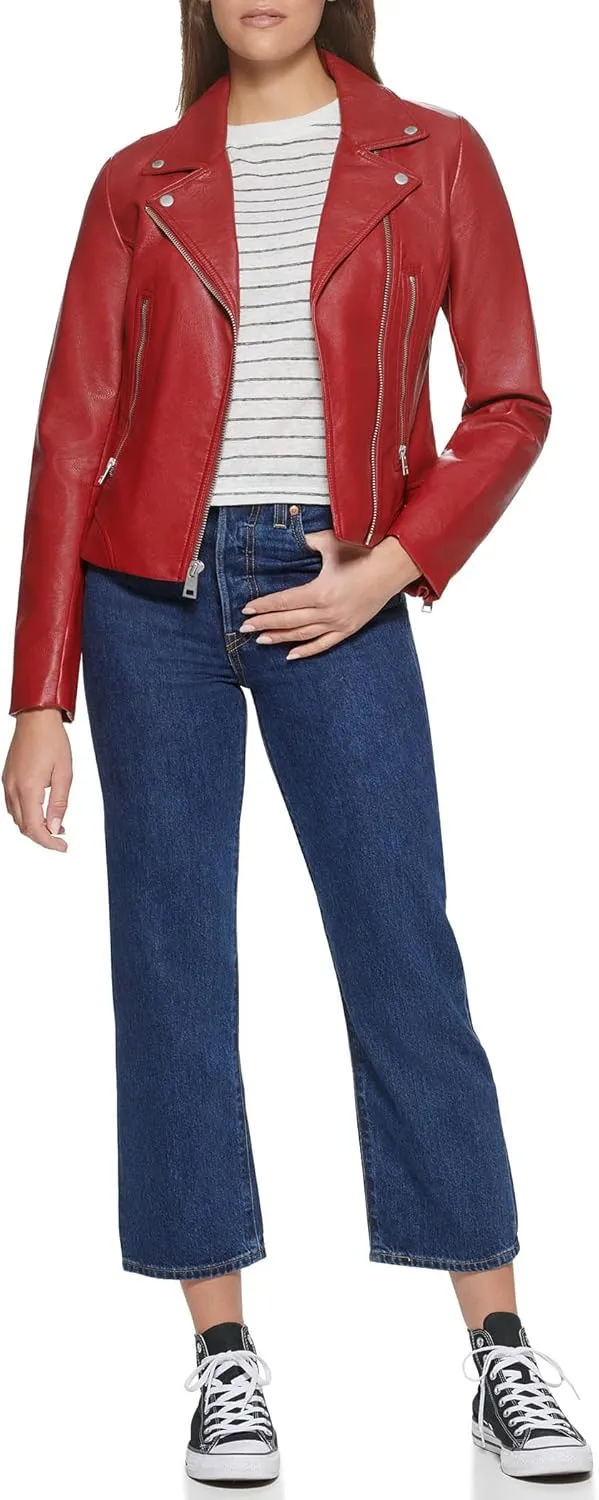 Levi's Women's Vegan Leather 538 Moto Jacket (Regular & Plus Size)