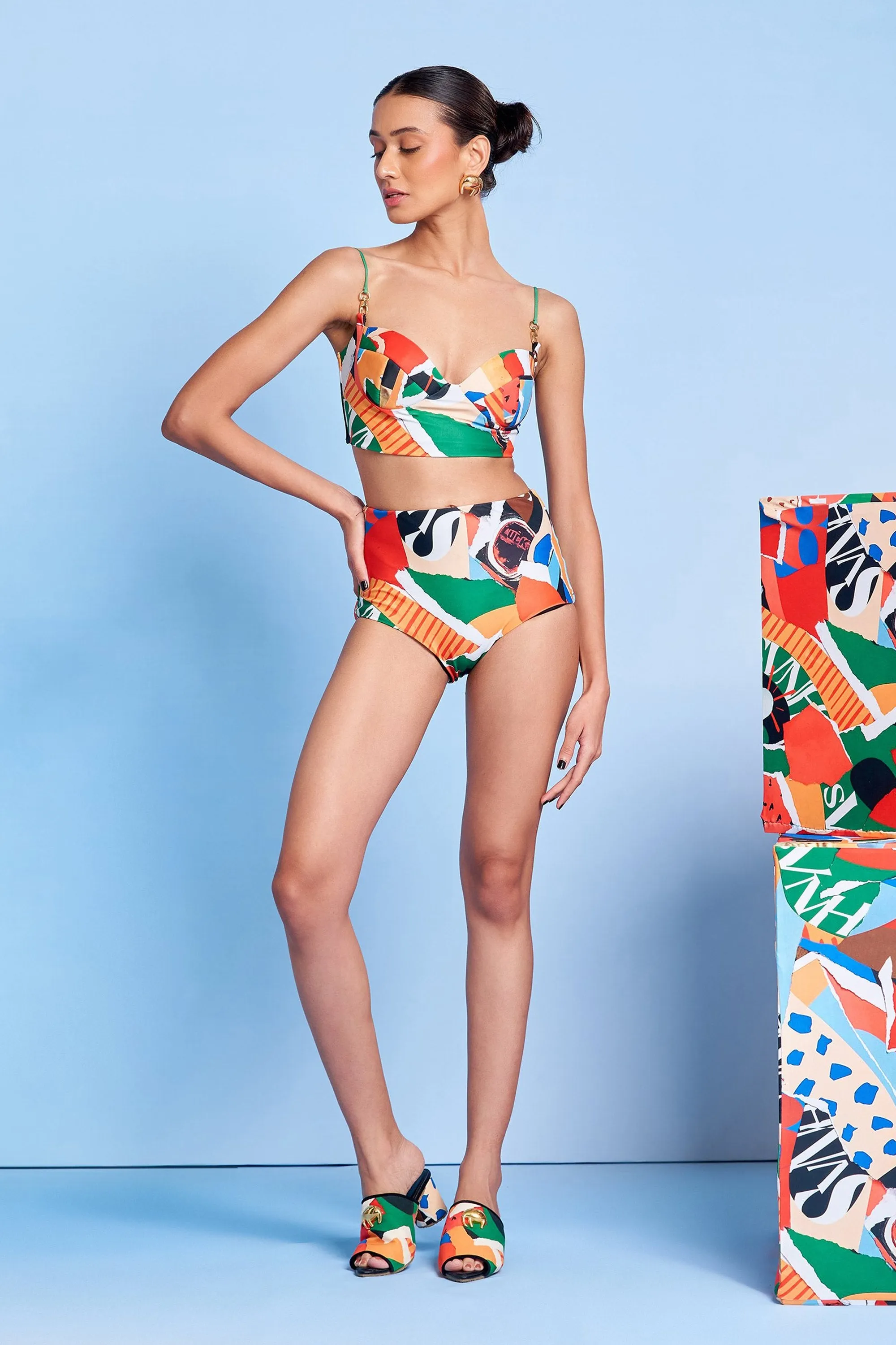 Lgrmash Bustier-Cut Bikini