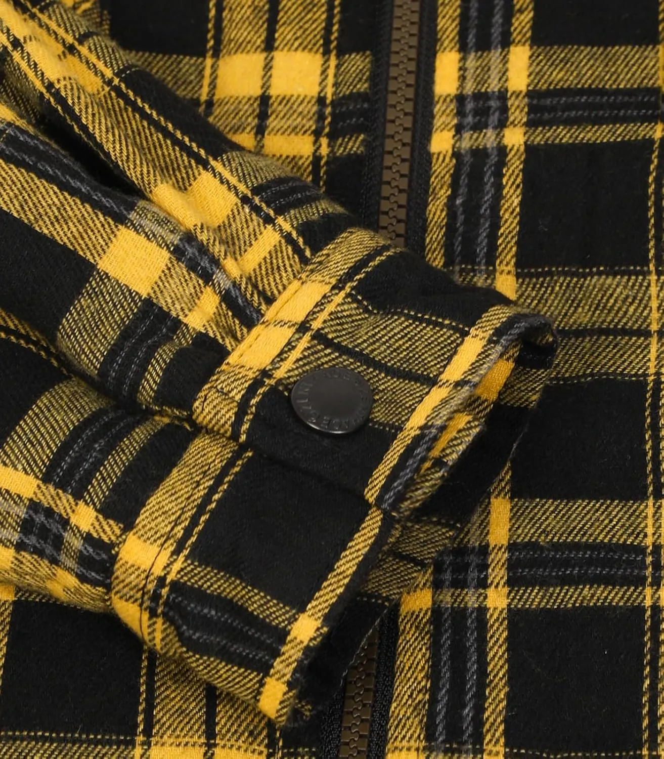 Lisskolo Men's Sherpa Flannel Jacket with Hood Plaid Zip Up Fleece Lined Hooded Shirt Jackets for Men