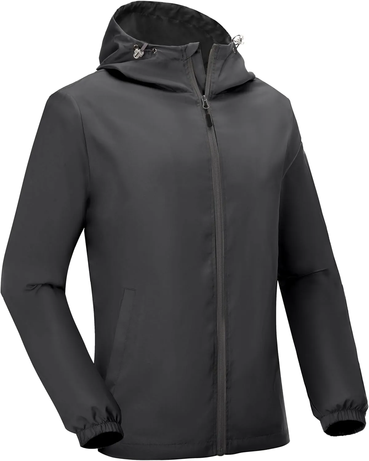 Little Donkey Andy Mens Lightweight Breathable Windbreaker Golf Jacket UPF50  Windproof Outdoor Running Coat