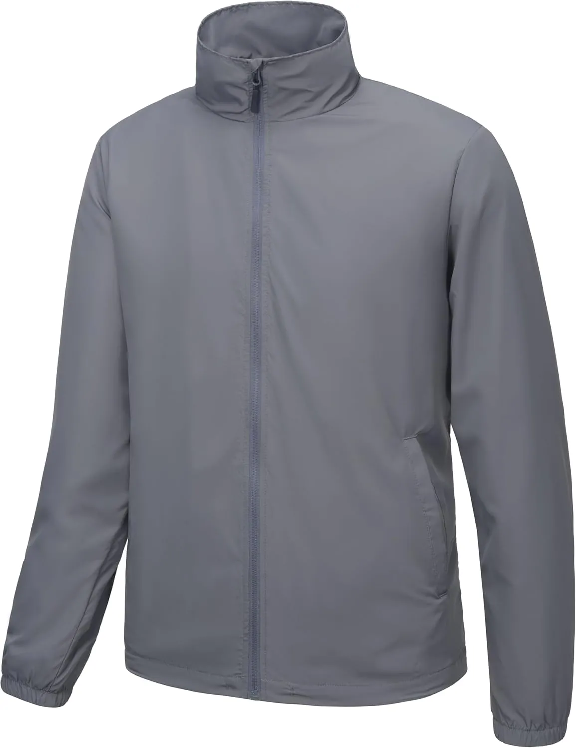 Little Donkey Andy Mens Lightweight Breathable Windbreaker Golf Jacket UPF50  Windproof Outdoor Running Coat