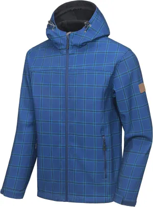 Little Donkey Andy Mens Softshell Jacket with Removable Hood, Fleece Lined