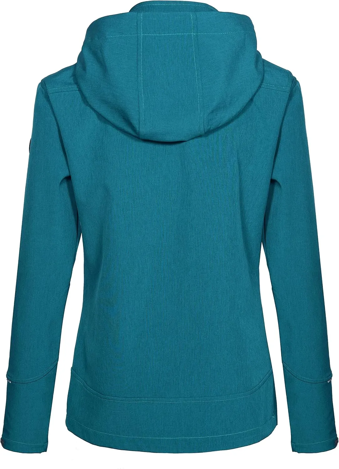 Little Donkey Andy Women's Softshell Jacket Ski Jacket with Removable Hood, Fleece Lined
