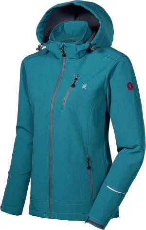 Little Donkey Andy Women's Softshell Jacket Ski Jacket with Removable Hood, Fleece Lined