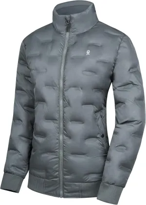 Little Donkey Andy Women's Warm Puffer Jacket Lightweight Windproof Winter Coat with Recycled Insulation