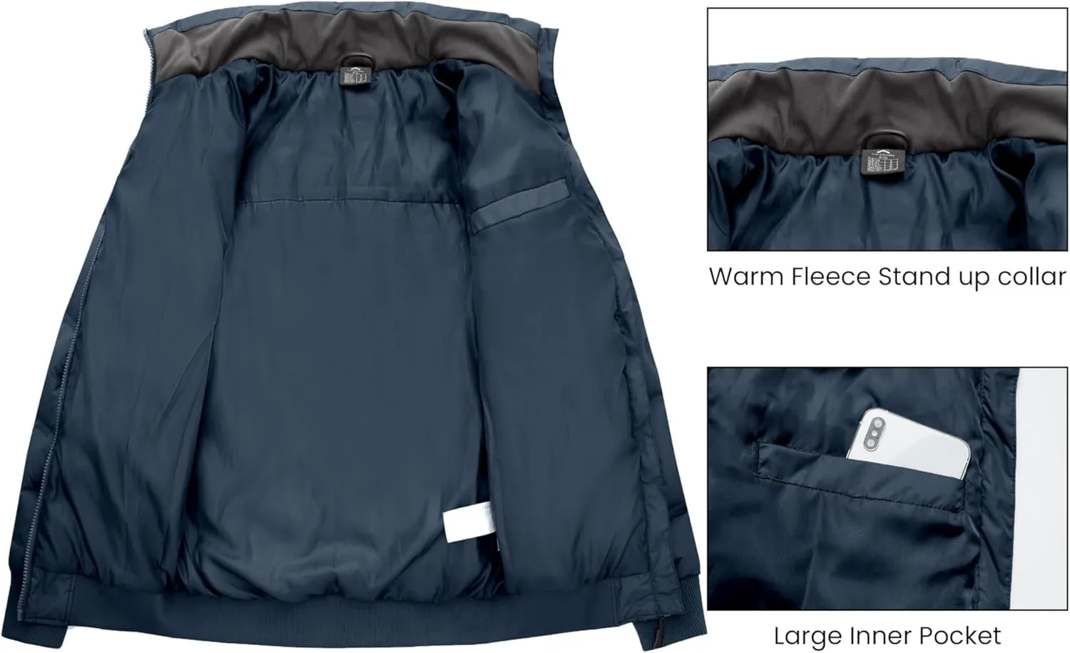 Little Donkey Andy Women's Warm Puffer Jacket Lightweight Windproof Winter Coat with Recycled Insulation