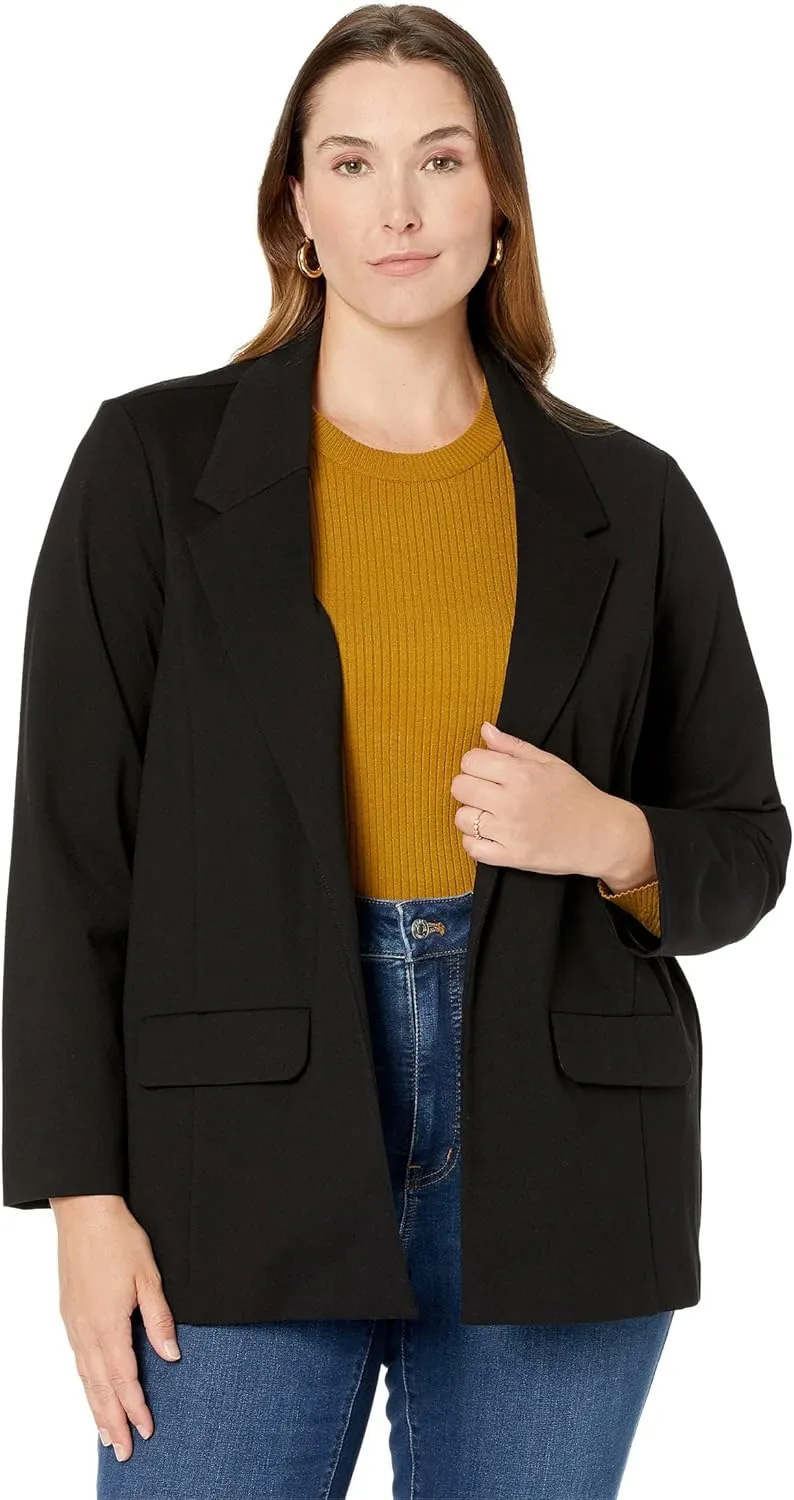 Liverpool Plus Size Boyfriend Blazer w/Princess Darts