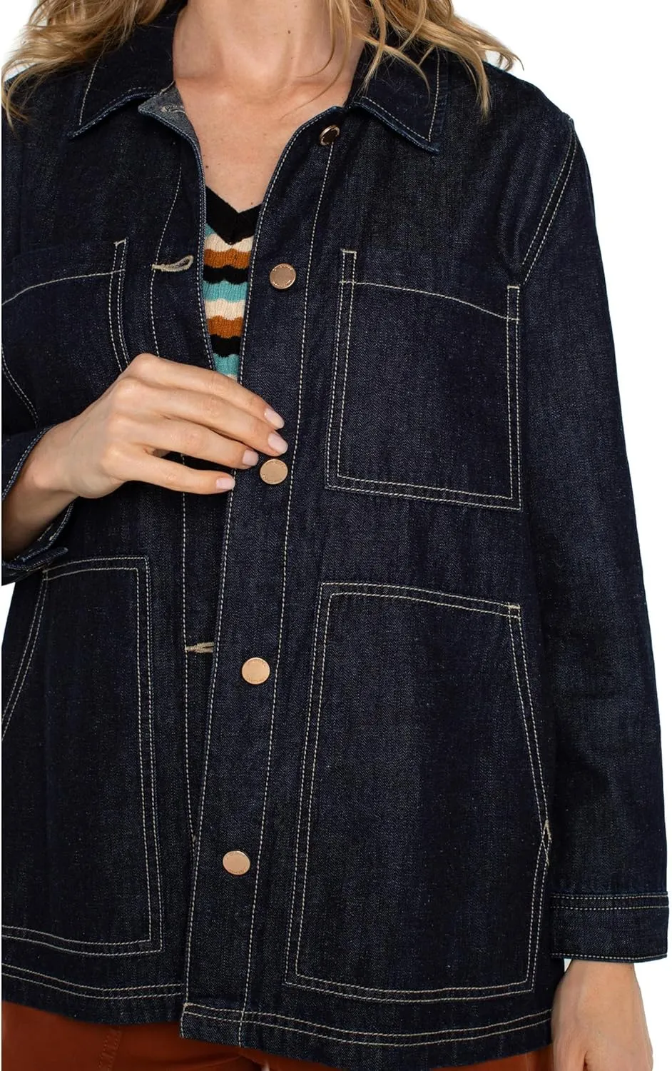Liverpool Women's Denim Chore Coat