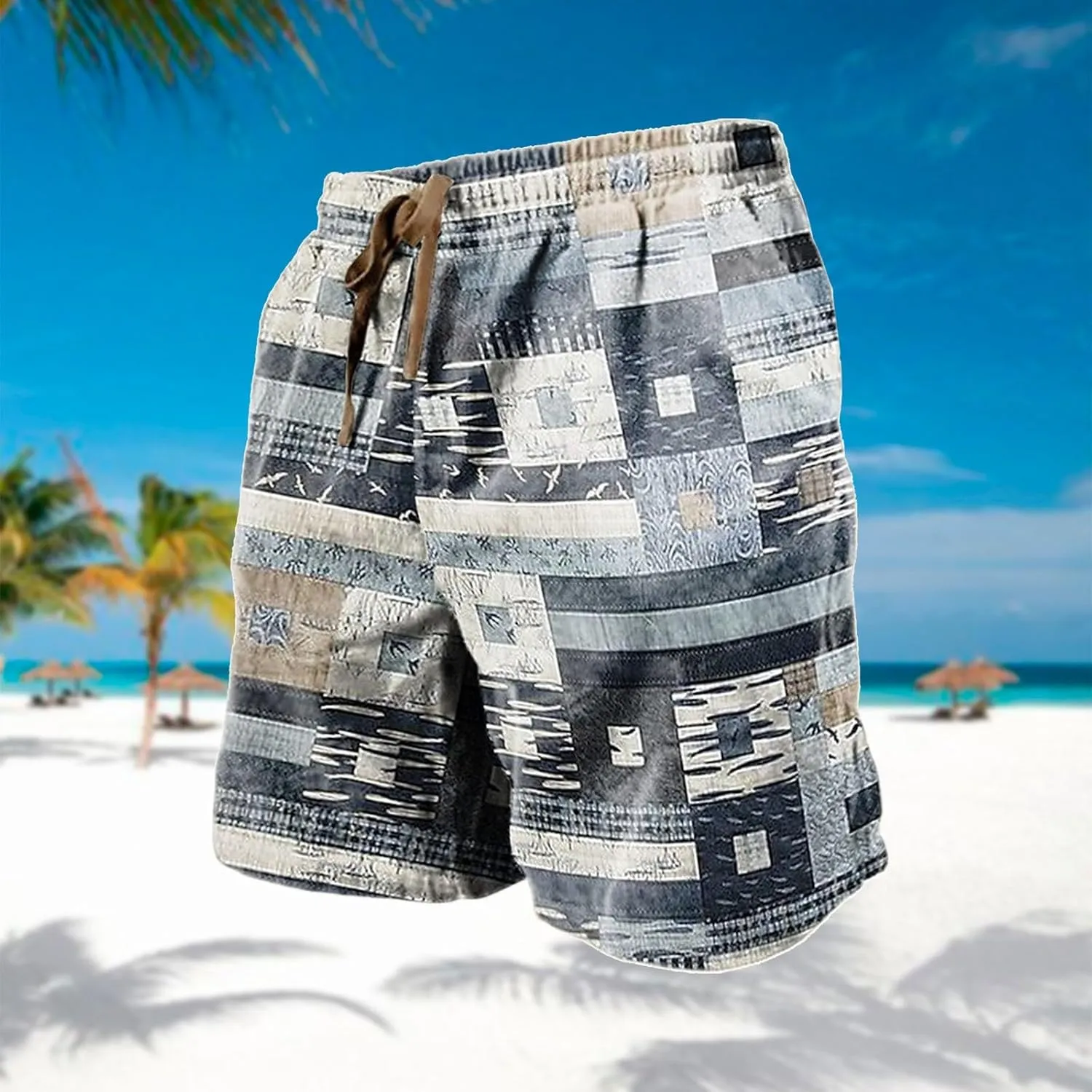 Men Beach Shorts Cotton Drying Sports Surfing Pants 's Men's Pants Jumpsuit Shorts Romper Mens Swim Mens Swimsuit
