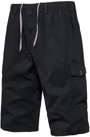 Men's Athletic Trousers Working Linen Baggy Bike Slim Fit Body Hiking Elastic Waist Leather Yoga Regular Fit with