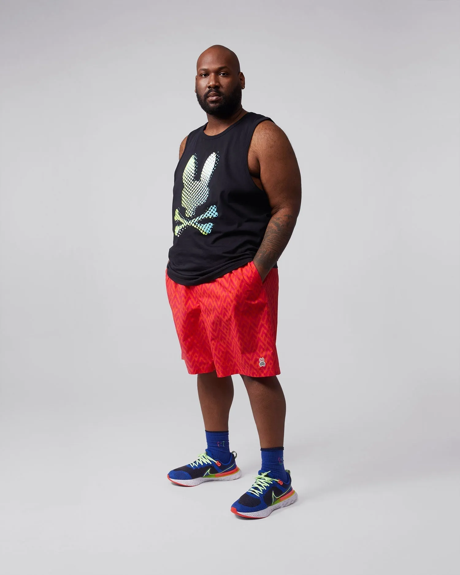 MENS BIG AND TALL ACKER SWIM SHORTS - B9W426T1PO