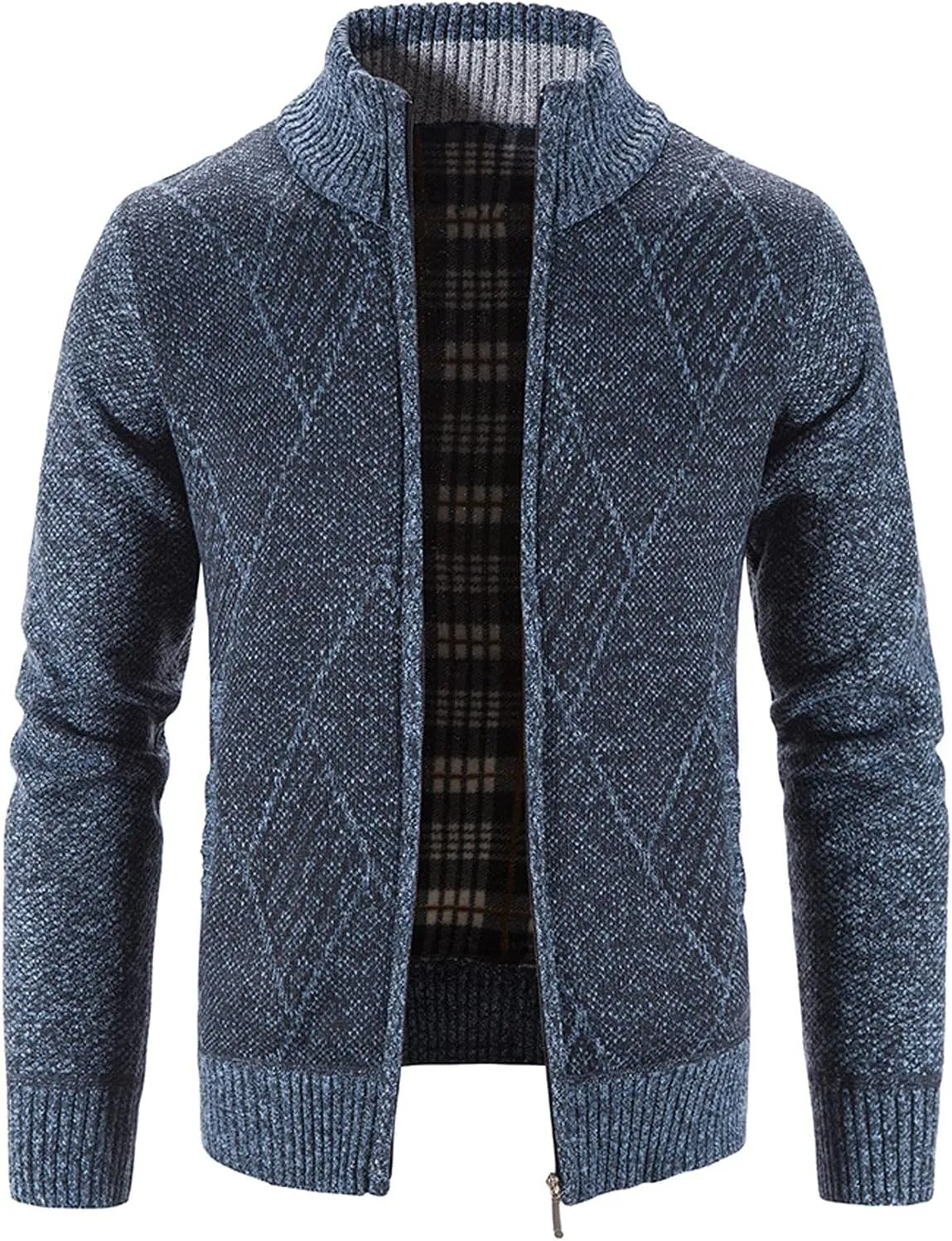 Mens Coat Trend Personality Machine Quilted Clothing Plaid Patchwork Cotton Padded Jacket Men's Ski Jackets plus