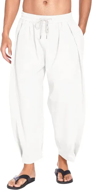 Mens Sweatpants with Pockets Big and Tall Mens Cargo Pants Hiphop Rock Street Harem Pants Sweatpants for Men Joggers