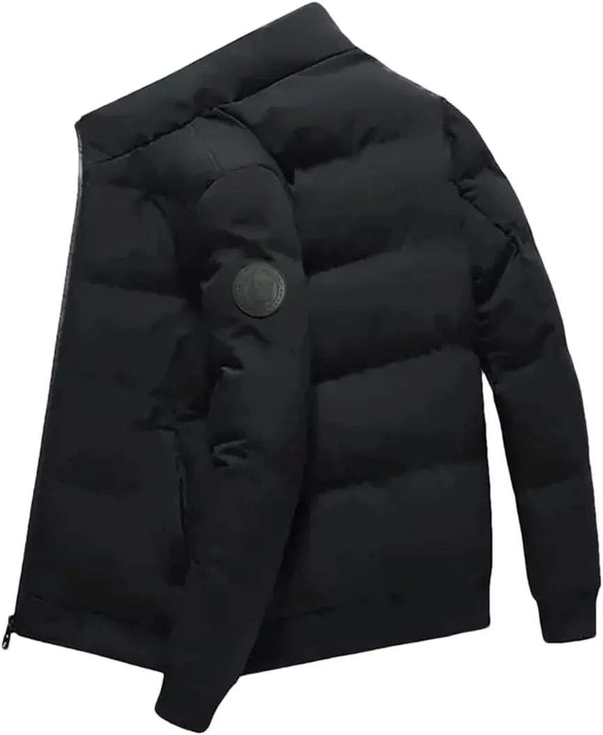 Men's Thickened Down Cotton-Padded Coat Short Style Jacket Windproof Warm Down Jacket
