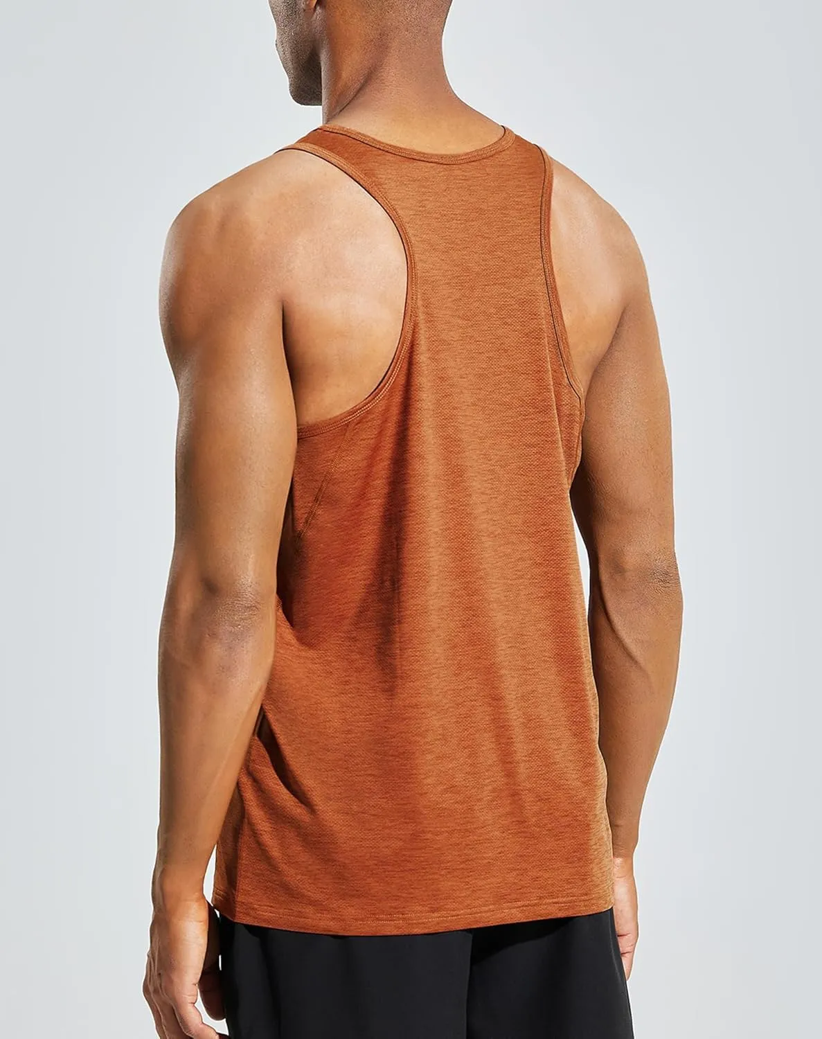 MIER Men's Sleeveless Workout Shirts Quick Dry Swim Athletic Gym Running Muscle Beach Tank Tops for Men