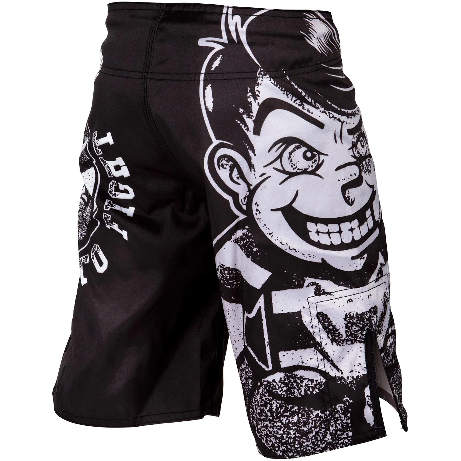 MMA Shorts - Brn - Venum - 'Born to Fight' - Sort