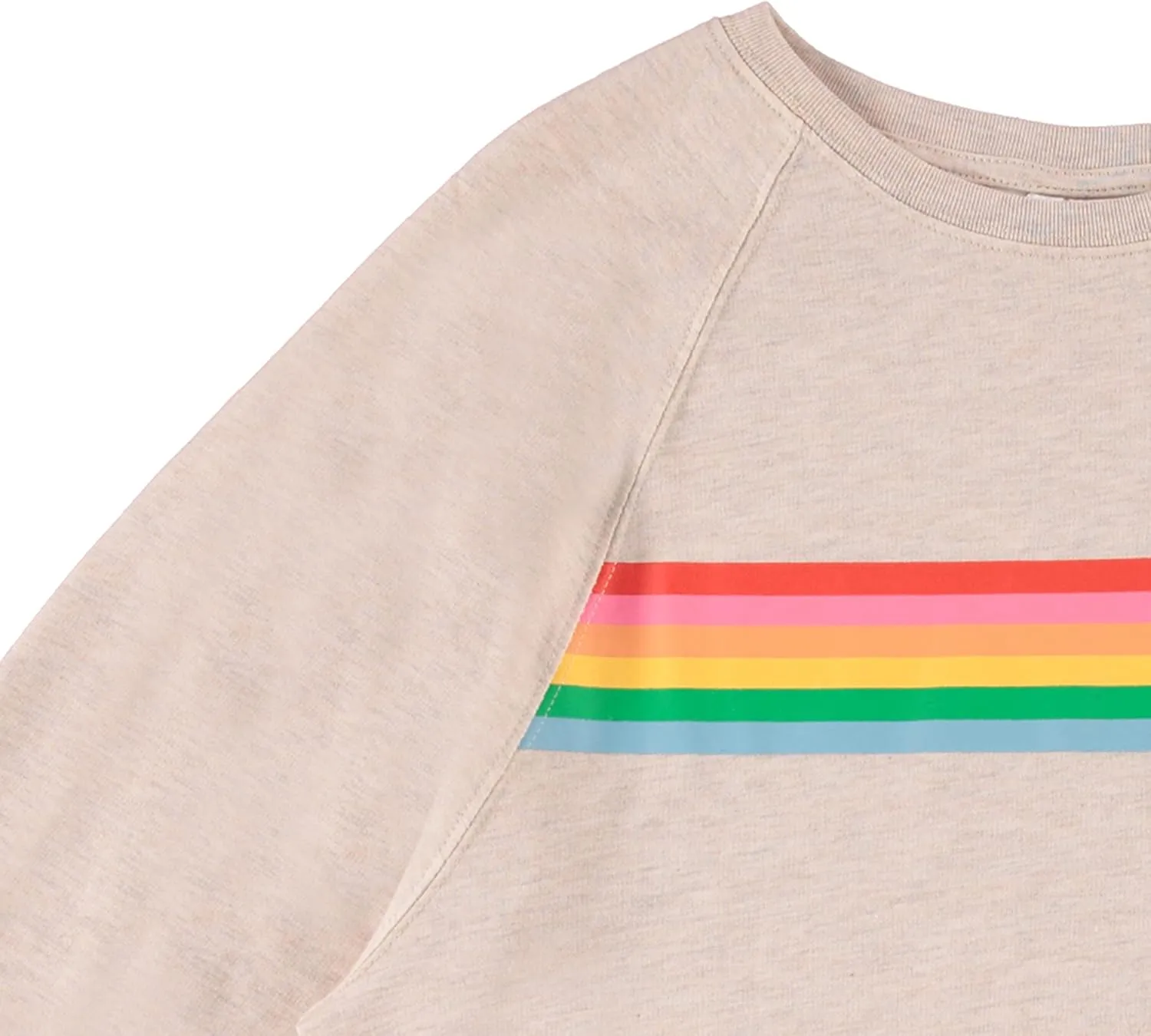 MTV Women's Long Sleeve Raglan Sweatshirt - Nostalgic 90s 'I Want My Print - Casual Raw Edge Fleece Pullover